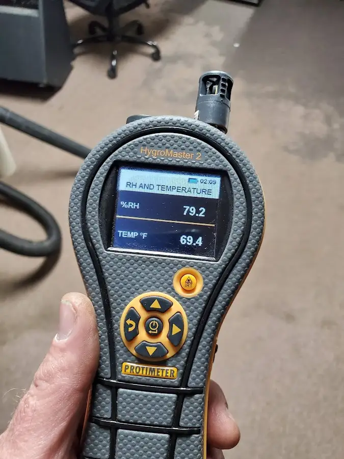 Moisture meter humidity assessment for Fire & Smoke Damage Restoration in Newstead